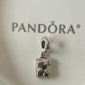 Pandora Silver Suitcase Charm